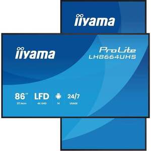 iiyama LH8664UHS-B3AG Digitální displej 86" IPS LH8664UHS-B3AG obraz