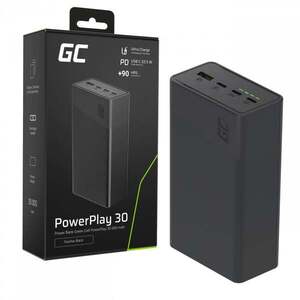 Green Cell PBGC30B PowerPlay 30 black powerbank 30 000mAh PBGC30B obraz