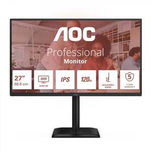 AOC E4 Q27E4U počítačový monitor 68, 6 cm (27") 2560 x 1440 Q27E4U obraz