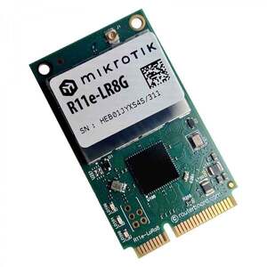 MikroTik LoRa miniPCI-e card for 863-870MHz frequency R11e-LR8G obraz