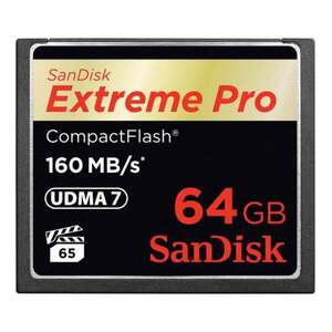 SanDisk 64GB Extreme Pro CF 160MB/s CompactFlash (CF) SDCFXPS-064G-X46 obraz