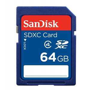 SanDisk 64GB SDXC Třída 4 SDSDB-064G-B35 obraz