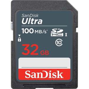 SanDisk Ultra 32GB SDHC Mem Card 100MB/s UHS-I SDSDUNR-032G-GN3IN obraz