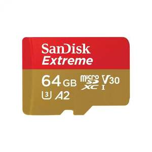 SanDisk Extreme 64 GB MicroSDXC UHS-I Třída 10 SDSQXAH-064G-GN6MA obraz