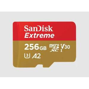 SanDisk Extreme 256 GB MicroSDXC UHS-I Třída 3 SDSQXAV-256G-GN6MA obraz