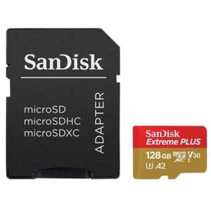 SanDisk Extreme PLUS 128 GB MicroSDXC Třída 10 SDSQXBD-128G-GN6MA obraz