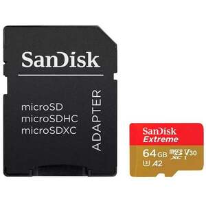 SanDisk Extreme PLUS 64 GB MicroSDXC Třída 10 SDSQXBU-064G-GN6MA obraz