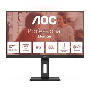 AOC E3 U27E3UF počítačový monitor 68, 6 cm (27") 3840 x U27E3UF obraz