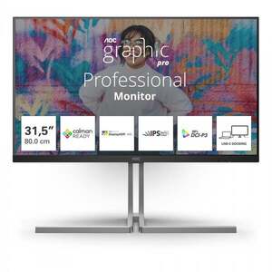 AOC U3 U32U3CV počítačový monitor 80 cm (31.5") 3840 x U32U3CV obraz