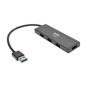 4-portový ultratenký přenosný USB 3.0 SuperSpeed hub U360-004-SLIM obraz
