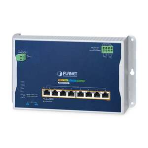 PLANET Industrial 8-Port Wall-mount Switch WGS-4215-8P2X WGS-4215-8P2X obraz
