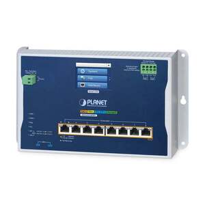 PLANET Industrial 8-Port Wall-mount Switch WGS-4215-8P2XV obraz