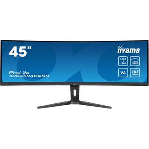 iiyama G-MASTER 45"LCD Curved Bus. UWQHD počítačový XCB4594DQSN-B1 obraz