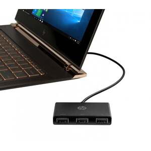 HP USB-C to USB-A Hub USB 3.2 Gen 1 (3.1 Gen 1) Type-C Černá Z6A00AA obraz