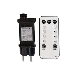 ACA Lighting adaptér + dálkové ovládání IP44, 8-funkcí + stmívaní + časovač + ON/OFF 6V 1200mA 200-400 X016V1200R obraz