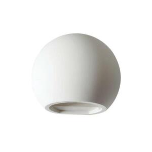 ACA Lighting Gypsum nástěnné sádrové svítidlo G85311W obraz