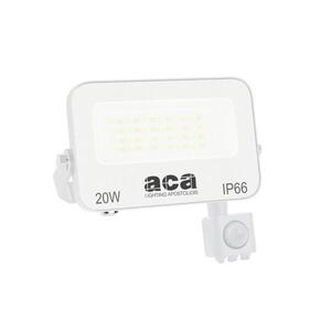 ACA Lighting LED SMD bílý reflektor s pohybovým čidlem 20W 3CCT 2000lm 185-260V Ra80 IP66 N20CCTWS obraz