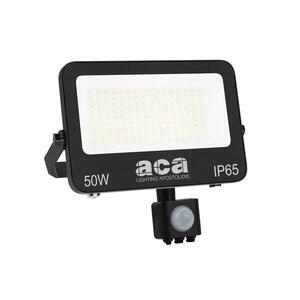 ACA Lighting LED SMD černý reflektor s pohybovým čidlem 50W 3CCT 5000lm 185-260V Ra80 IP66 N50CCTS obraz