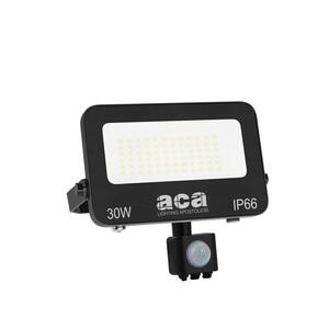 ACA Lighting LED SMD černý reflektor s pohybovým čidlem 30W 3CCT 3000lm 185-260V Ra80 IP66 N30CCTS obraz