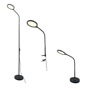 ACA Lighting LED stolní a stojací lampa STEFAN 3 v 1 černý ABS+hliník CCT krokově stmívatelné SF501ALL obraz