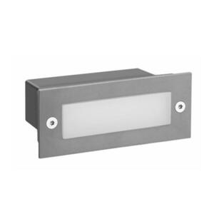 ACA Lighting LED zapuštěné venkovní orientační svítidlo 110X44 šedá 2W 3000K 90Lm 230V IP54 RA80 PAS230GP obraz