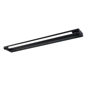 ACA Lighting nástěnné svítidlo BATI LED 12W 780lm 3000K černá hliník 620mm PN283LED62BK obraz