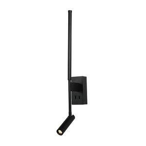 ACA Lighting nástěnné svítidlo LED 5W + COB 3W 700lm 3000K IP20 černá hliník + akryl HM616LEDWBK obraz