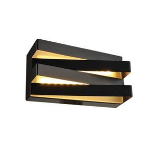 ACA Lighting nástěnné svítidlo MILANO LED 12W 3000K 960lm černý kov 20x11x9cm V80LEDW20BK obraz