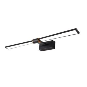 ACA Lighting nástěnné svítidlo PAPIGION LED 12W 780lm 3000K černá hliník 610mm PN1403LEDW61BK obraz