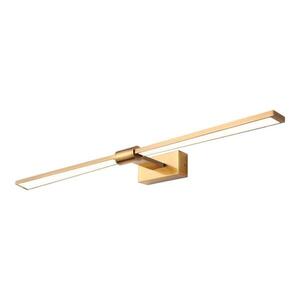 ACA Lighting nástěnné svítidlo PAPIGION LED 18W 1170lm 4000K mosaz hliník 810mm PN1404LEDW81BR obraz