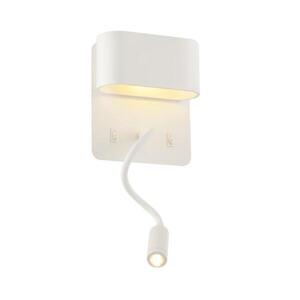 ACA Lighting nástěnné svítidlo PRIAMUS LED 8W 3000K 640lm bílý kov 16x9x45cm V86LEDW45WH obraz