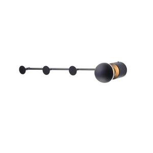 ACA Lighting nástěnné svítidlo VALENTINO 1xE27 černé kovové s věšákem 66x7x8cm ZM711W66BK obraz