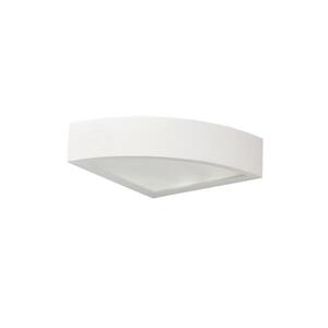 ACA Lighting sádrové nástěnné rohové svítidlo CORNER natural 215x215 mm 2xG9 G8577WC obraz