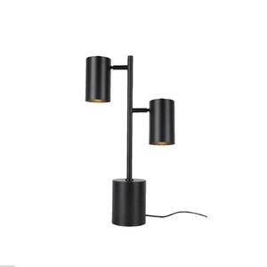 ACA Lighting stolní lampa KENNETH černý kov 2xE27 MT240572 obraz