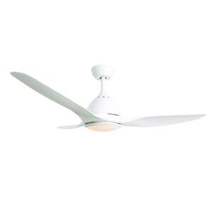 ACA Lighting stropní svítidlo s ventilátorem stmívatelné LED 132cm DC 40W bílá s dálkovým ovládáním FANKVWH20G obraz