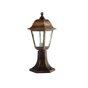 ACA Lighting venkovní 4S plastová stojací lampa rezavá 40, 5CM E27 IP44 PLGP3R obraz