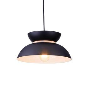 ACA Lighting závěsné svítidlo 1XE27 kov černá D29XH120CM AEOLUS KS871P29BK obraz