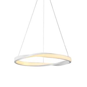 ACA Lighting závěsné svítidlo HARMONY LED 42W 3300lm CCT IP20 bílý kov + akryl HM24LEDP80WHCCT obraz