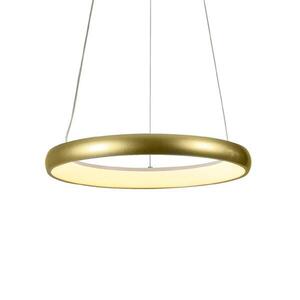 ACA Lighting závěsné svítidlo HARMONY LED 48W 3800lm CCT IP20 zlatý kov + akryl HM23LEDP80GDCCT obraz