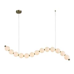 ACA Lighting závěsné svítidlo LOLLY LED 20W 1500lm 3000K IP20 zlatý hliník + akryl HM238LEDP13 obraz
