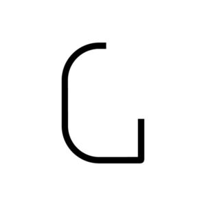 Artemide nástěnné LED svítidlo Alphabet of Light G 24 W 3000K obraz