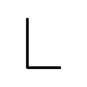 Artemide nástěnné LED svítidlo Alphabet of Light L 20 W 3000K obraz