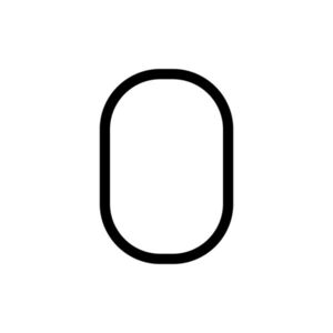 Artemide nástěnné LED svítidlo Alphabet of Light Number 0 32 W 3000K obraz