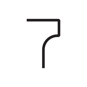 Artemide nástěnné LED svítidlo Alphabet of Light Number 7 22 W 3000K obraz