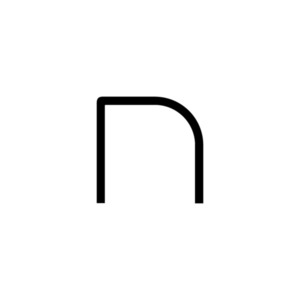 Artemide nástěnné LED svítidlo Alphabet of Light písmeno n 22 W 3000K obraz
