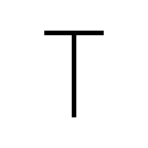 Artemide nástěnné LED svítidlo Alphabet of Light T 20 W 3000K obraz