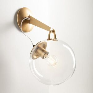Artemide nástěnné svítidlo Miconos E27 matná mosaz obraz