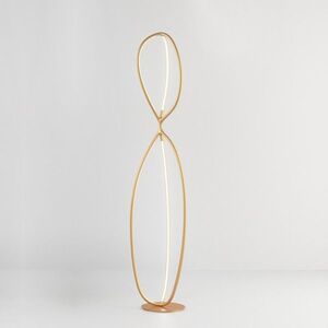 Artemide stojací lampa Arrival 77 W 3000K stmívatelná APP Design Collection zlatá obraz