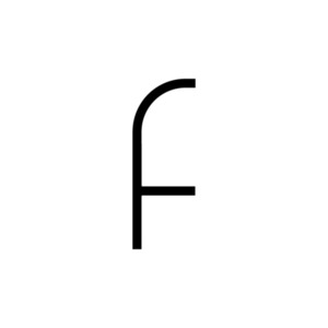 Artemide svítidlo Alphabet of Light písmeno f 18 W 3000K vnitřní obraz