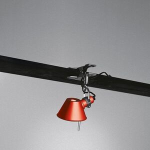 Artemide svítidlo s klipem Tolomeo Micro Pinza E14 max 6 W červené obraz